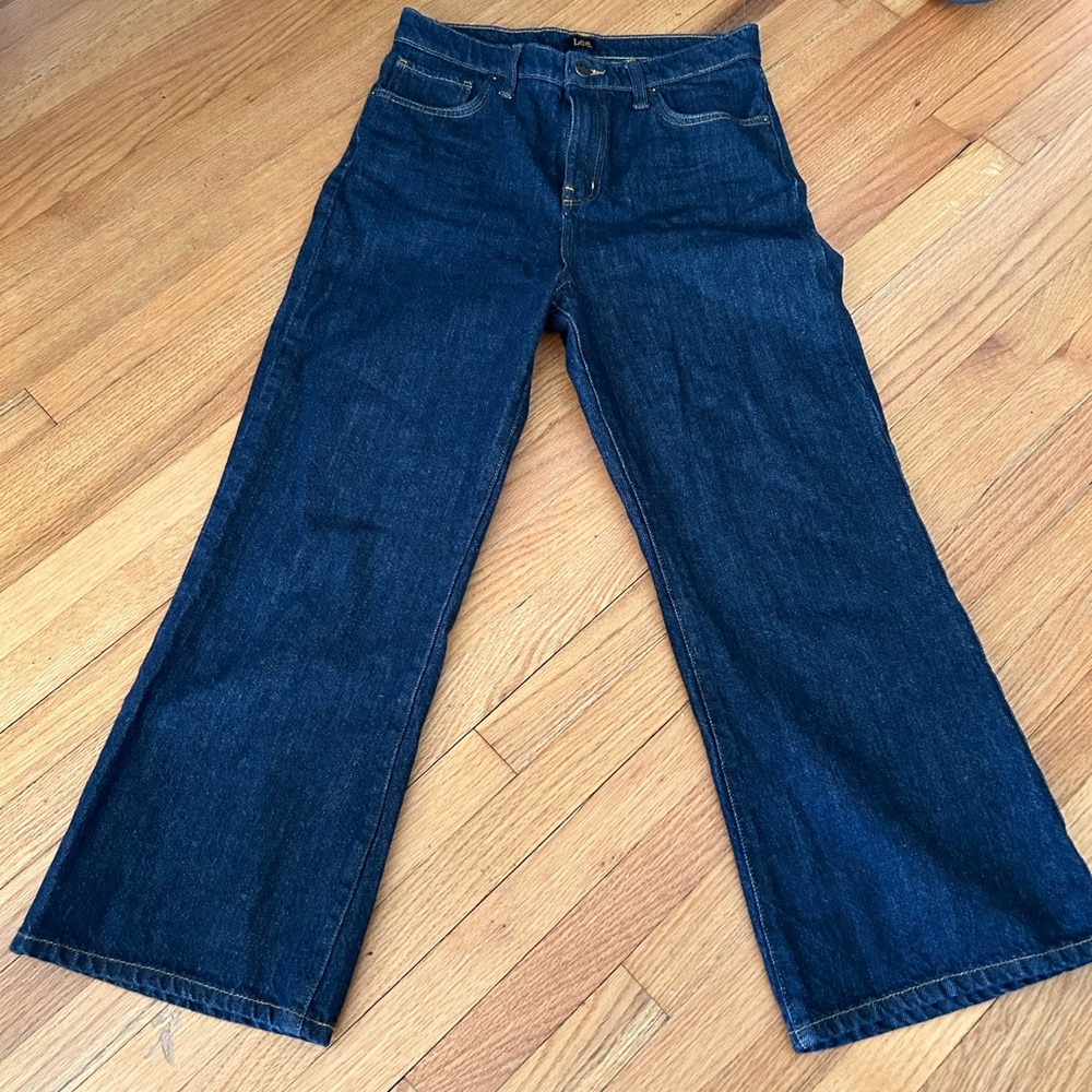 Lee Jeans Dark Wash Wide Leg 29